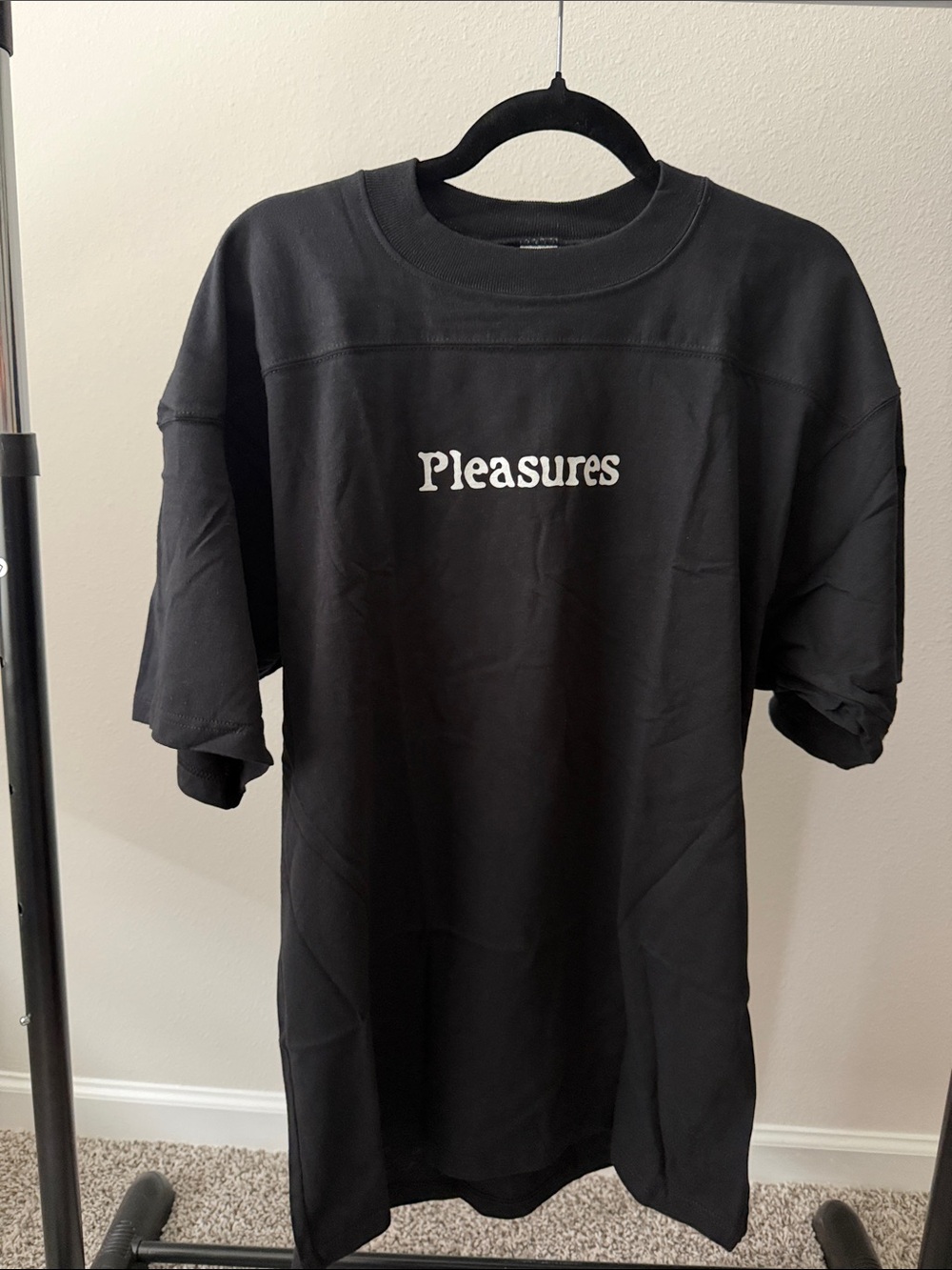 Pleasures BONES JERSEY Black Tee